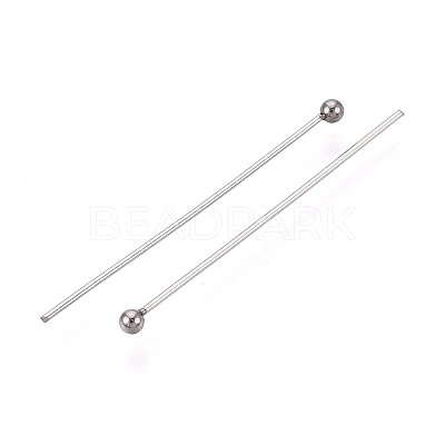 304 Stainless Steel Head Pins STAS-T065-30mm-20P-1