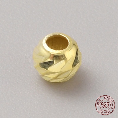 Sterling Silver Bead STER-WH0019-08B-G-1