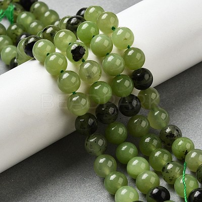 Dyed Natural Malaysia Jade Beads Strands G-G021-02B-14-1