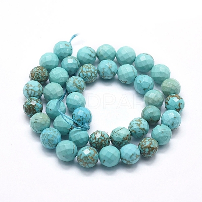 Natural Magnesite Beads Strands G-D0012-01D-1