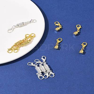 8 Sets Brass Magnetic Clasps Converter KK-FS0001-54-1