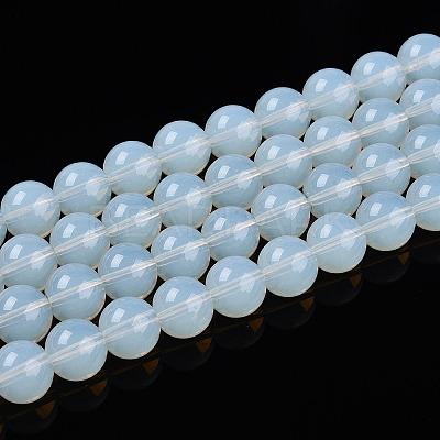 Transparent Glass Beads Strands GLAA-T032-T10mm-14-1