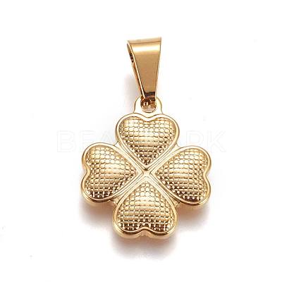 304 Stainless Steel Pendants STAS-L222-34G-1