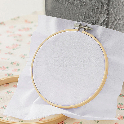 Ramie Cotton Embroidery Cloth DIY-BC0005-98-1