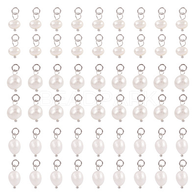 Natural Cultured Freshwater Pearl Pendants PALLOY-CW00004-1