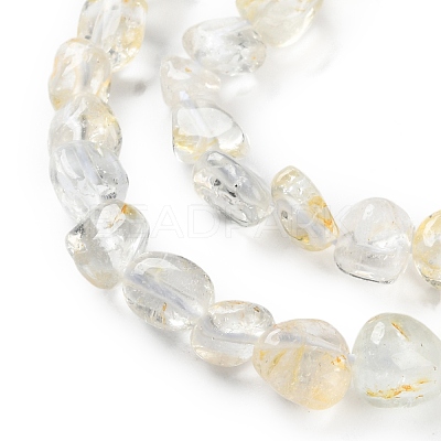 Natural Topaz Crystal Beads Strands G-P497-01C-66-1
