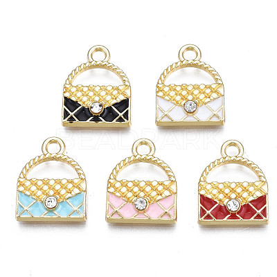 Alloy Enamel Pendants X-PALLOY-S133-009-1