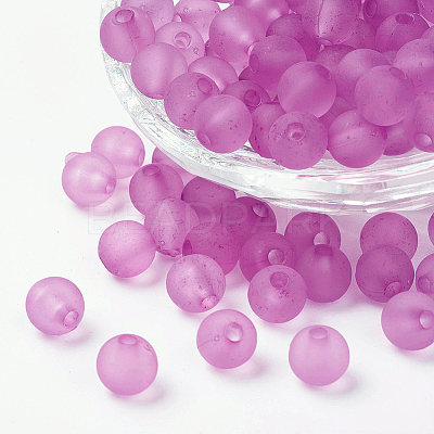 Transparent Acrylic Beads PL723-5-1