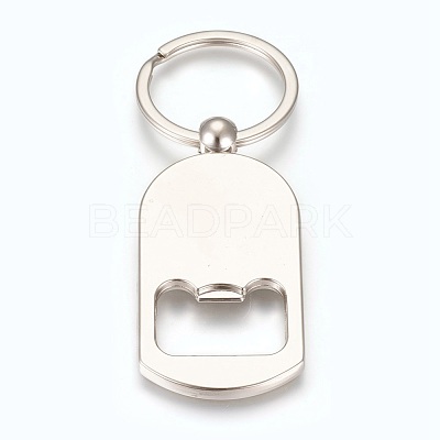 Zinc Alloy Cabochon Settings Bottle Openers X-AJEW-E038-04P-1