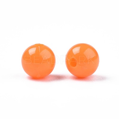 Opaque Plastic Beads KY-T005-6mm-606-1
