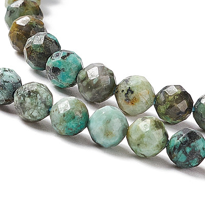 Natural African Turquoise(Jasper) Beads Strands X-G-F717-01-1