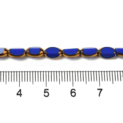 Electroplate Glass Beads Strands EGLA-P061-02A-M-1