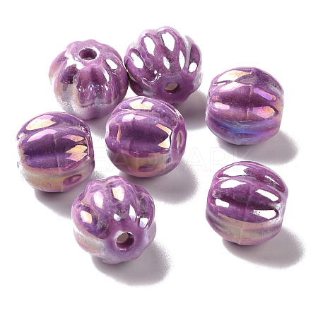 Handmade Pearlized Porcelain Beads X1-PORC-G010-01C-1