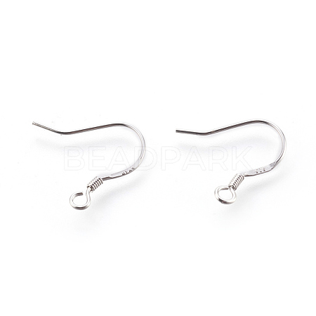 925 Sterling Silver Earring Hooks STER-P045-12P-1
