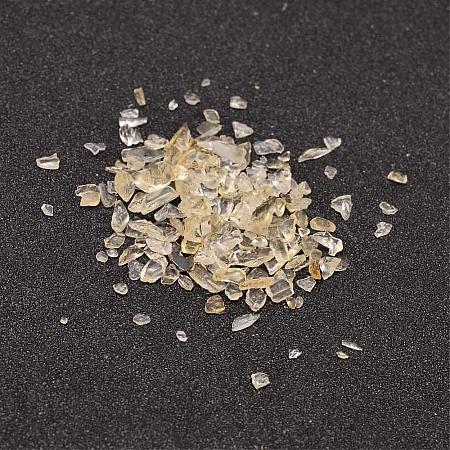 Natural Citrine Chip Beads G-L453-02-1