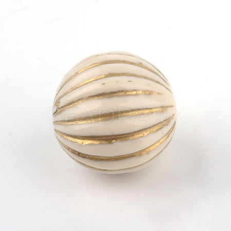 Round Plating Acrylic Beads LS-X-PACR-Q102-51A-1