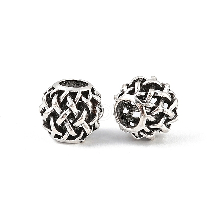 Alloy European Beads X-PALLOY-S079-011AS-1