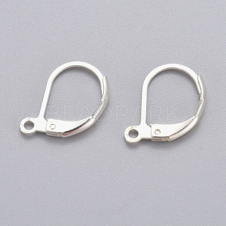 316L Surgical Stainless Steel Leverback Earring Findings X-STAS-E194-03S-1