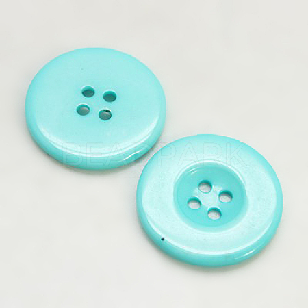 Resin Buttons RESI-D033-13mm-11-1