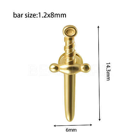 304 Stainless Steel Threadless Labret Stud WG1F35F-02-1