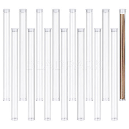 Transparent Tube Plastic Bead Containers with Lids CON-WH0092-81A-1