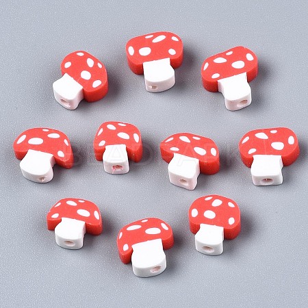 Handmade Polymer Clay Beads LS-X-CLAY-N011-016F-1