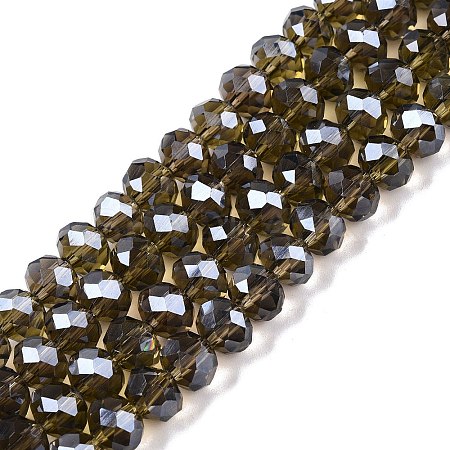 Electroplate Glass Beads Strands EGLA-A044-T8mm-A16-1