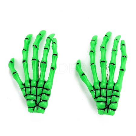 Halloween Skeleton Hands Bone Hair Clips LS-PHAR-H063-A05-1