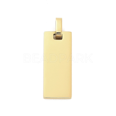 304 Stainless Steel Stamping Blank Tag Pendants STAS-Z126-03G-03-1