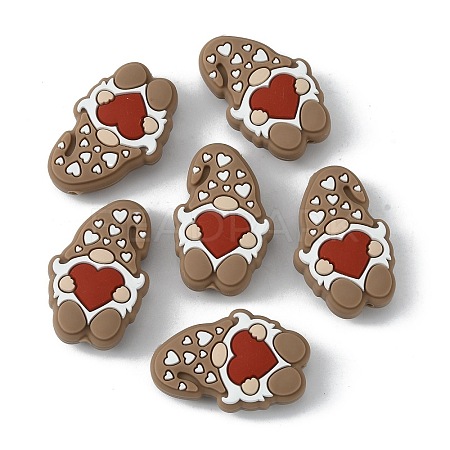 Food Grade Eco-Friendly Silicone Beads SIL-WH0002-52G-1