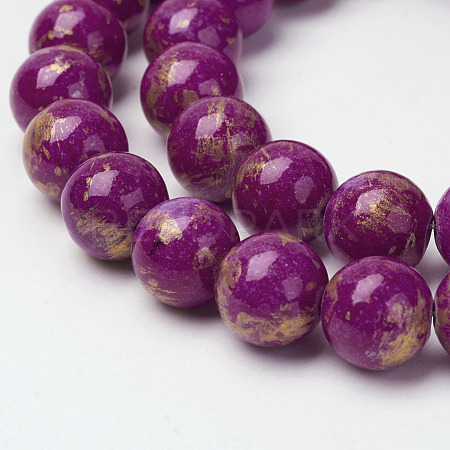 Natural Mashan Jade Beads Strands X-G-P232-01-B-8mm-1