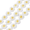 ARRICRAFT 14 Yards 7 Style Daisy Sun Flower Decorating Polyester Lace Trims Sets OCOR-AR0001-08-3