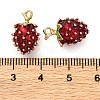 Alloy Enamel Pendants X-PALLOY-S032-01A-011-3