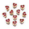 Alloy Enamel Beads PALLOY-Q441-036A-RS-1