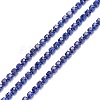 Brass Sapphire Rhinestone Strass Chains CHC-FS0001-03B-1