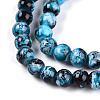 Baking Paint Glass Beads Strands DGLA-N003-6mm-A08-3