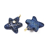 Dyed Natural Lapis Lazuli Pendants G-H353-01G-05-2