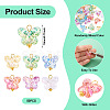 50Pcs Acrylic Pendants PALLOY-TAC0144-3