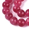 Natural Quartz Beads Strands G-T129-01-8mm-4