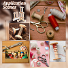 Wooden Empty Spools for Wire WOOD-WH0029-146A-5