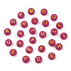 Plating Acrylic Beads OACR-P017-A01-2