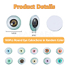 100Pcs Glass Craft Eyes Cabochons DIY-DC0002-68B-2