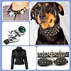 20Pcs Zinc Alloy Spikes Screwback Studs FIND-GF0008-53A-5