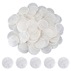 DICOSMETIC 150Pcs Natural Shell Slice Connector Charms SSHEL-DC0001-03-1