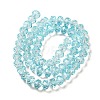 Transparent Baking Paint Glass Beads Strands DGLA-A034-T8mm-D12-2