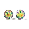 Transparent Acrylic Enamel Beads TACR-G040-01N-2