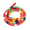 Synthetic Turquoise Beads Strands TURQ-G120-4x6mm-11-2