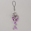 Lampwork Bead Mobile Straps HJEW-TAC0009-20A-1