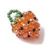 Glass Seed Beaded Pendants PALLOY-GD00003-04-3