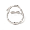 Non-Tarnish 304 Stainless Steel Cuff Finger Ring RJEW-E063-32P-3